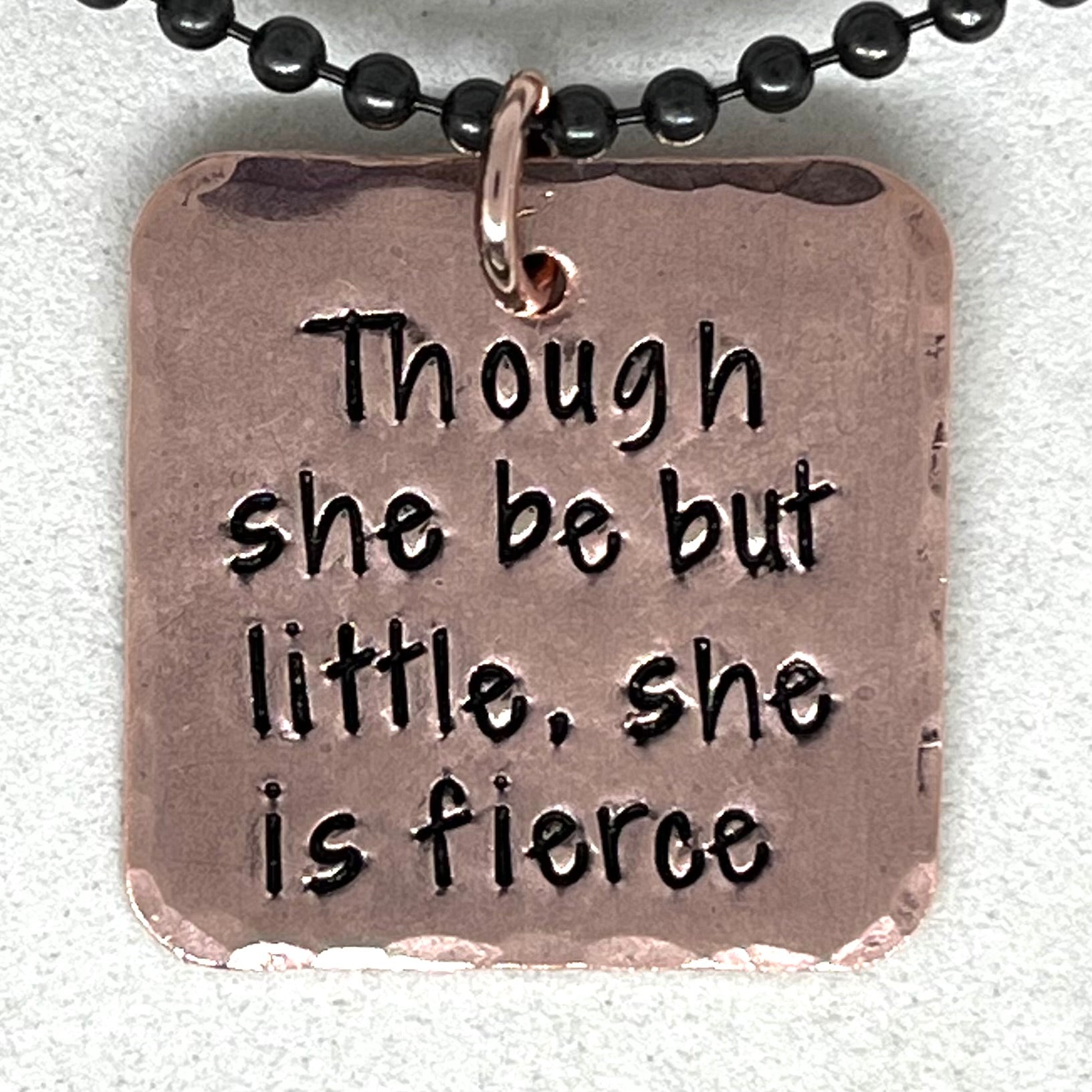 Though She be but Little She is Fierce Quotable Bracelet